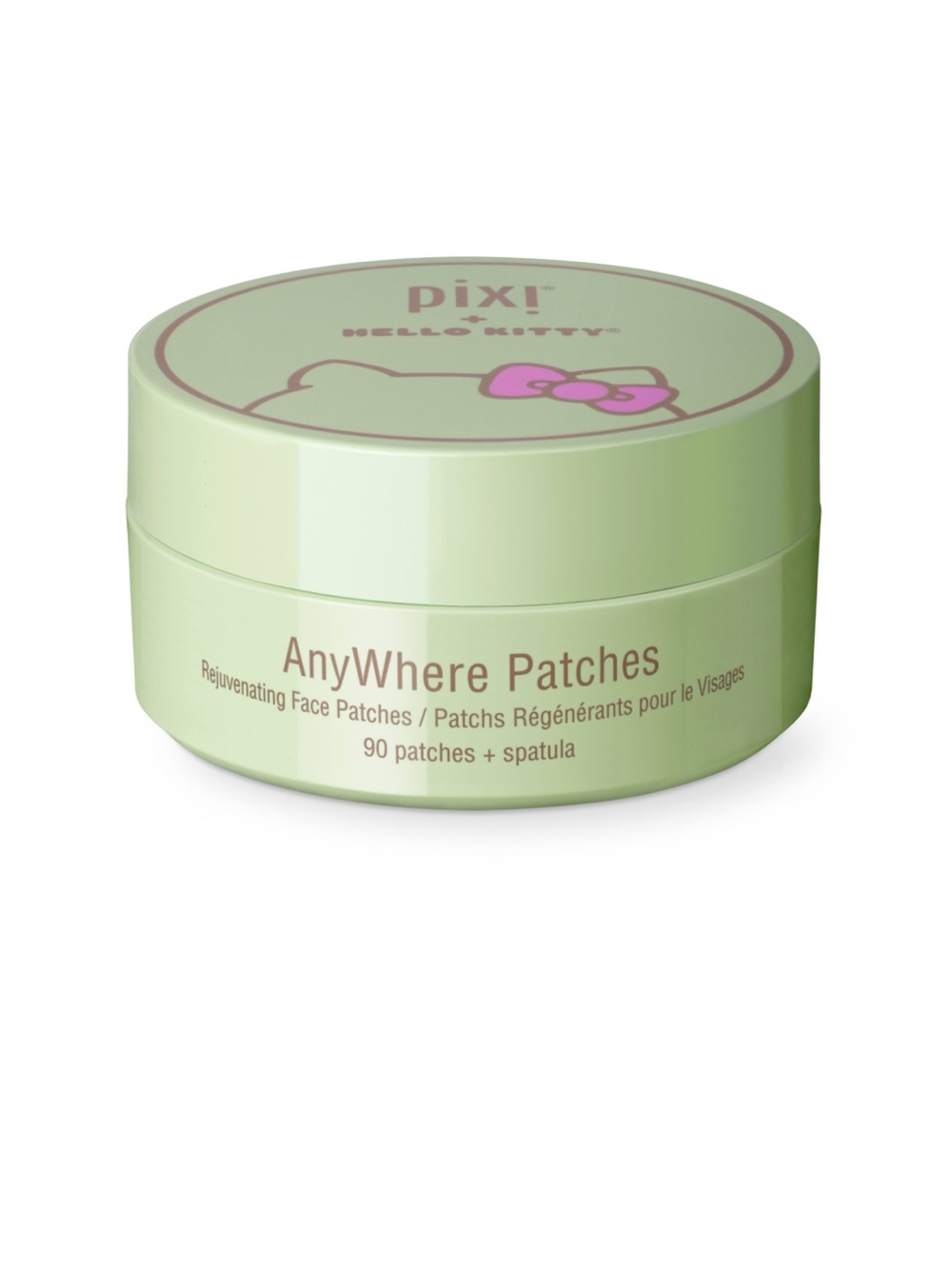 Pixi Hello Kitty AnyWhere Patches - Light Green with Pink Accent